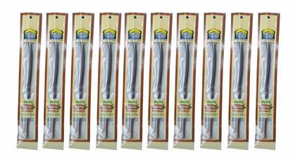 Natural Fresh Moist Vacuum-Packed Olive Miswak (10 Sticks) - Tooth and Gum Care (Natural Flavor) (10)